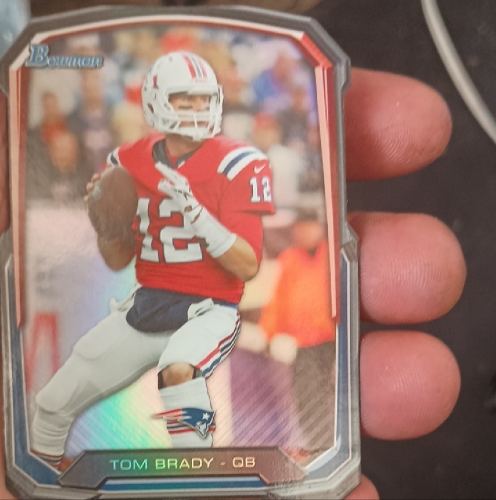 Topps Bowman Football Card - Red and White